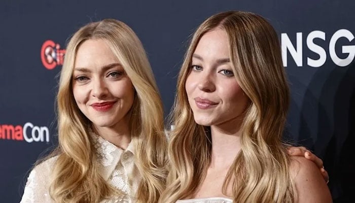 Amanda Seyfried mentions jeans in chat with Sydney Sweeney