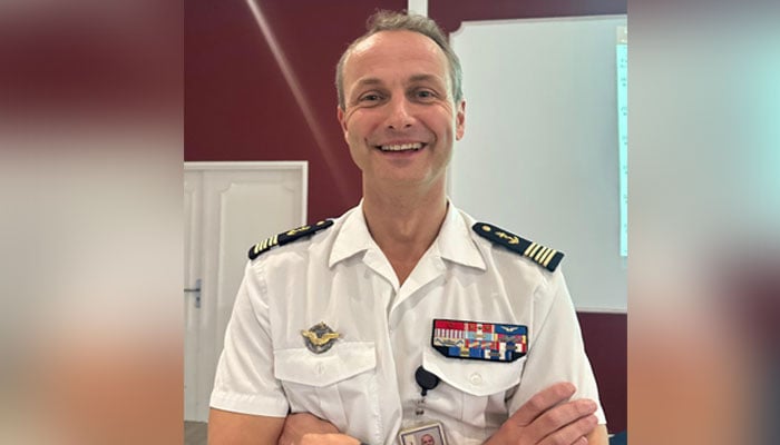 French commander, Captain Jaquis Launay, in a file photo. — Reporter