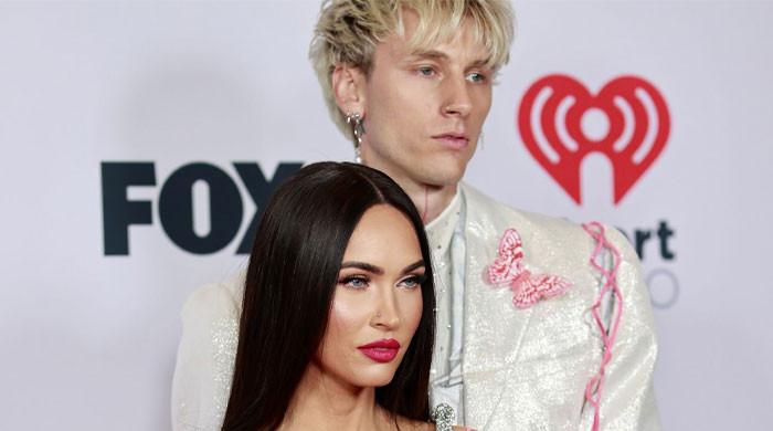 Machine Gun Kelly pays tribute to Megan Fox during Phoenix show