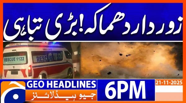 Headlines Geo News 6PM (21 Nov 2025)