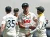 Starc celebrates seven as England collapse before tea in Ashes opener