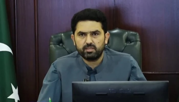 Khyber Pakhtunkhwa Chief Minister Sohail Afridi speaks during a high-level meeting in Peshawar, October 20, 2025. — Screengrab via X/@PTIofficial