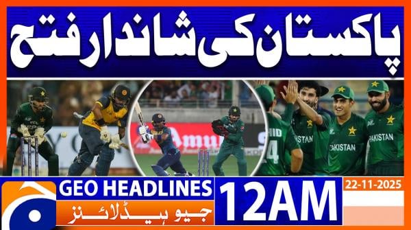 Headlines Geo News 12 AM (22 November 2025)