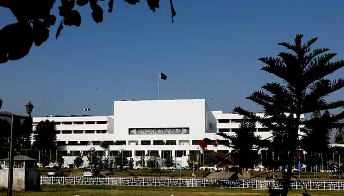 A general view of the Parliament House building in Islamabad, Pakistan April 10, 2022. — Reuters