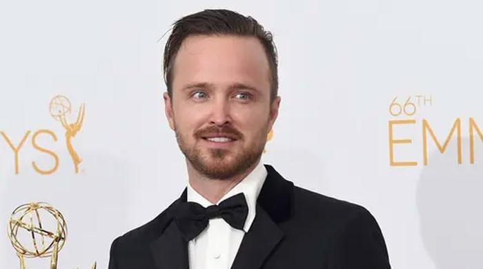 Aaron Paul and wife Lauren leaving LA after wildfire damage