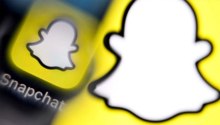Snapchat logo seen on a screen. — AFP