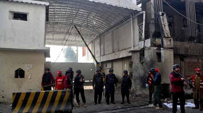 Three terrorists killed as suicide attack on FC HQ in Peshawar foiled: police