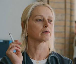 Katherine LaNasa on her plans to celebrate the end of 'The Pitt' season 2