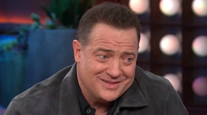 Brendan Fraser gets teary-eyed while speaking about his documentary
