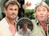 Robert Irwin reacts to Chris Hemsworth's imitation of Steve Irwin 