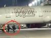 Two passengers force emergency exit to chase missed flight on runway in Germany: Watch