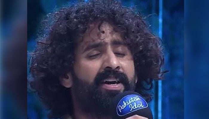 Nabeel Abbas Khan, an emerging singer, performs on Pakistan Idol 2025. — reporter