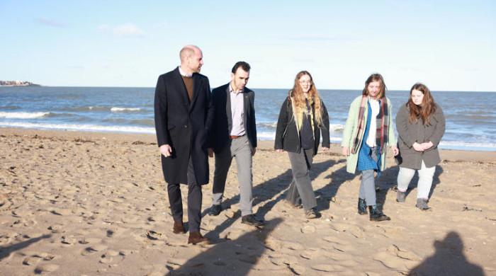 Prince William embarks on cold journey in rare beach moment