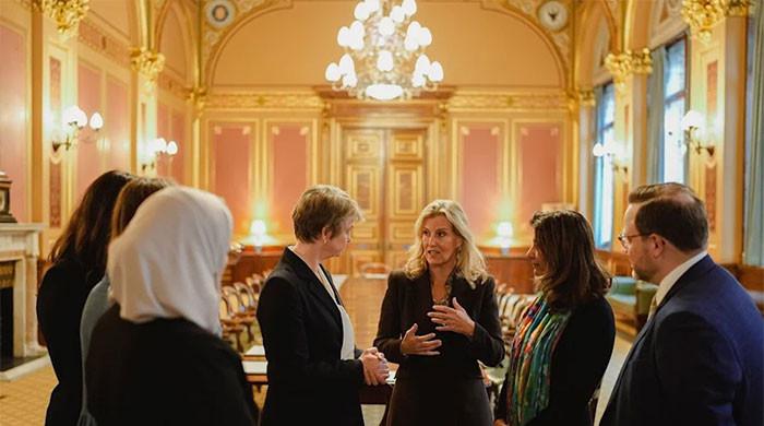 Duchess Sophie steals spotlight as Foreign Secretary hails her global grit