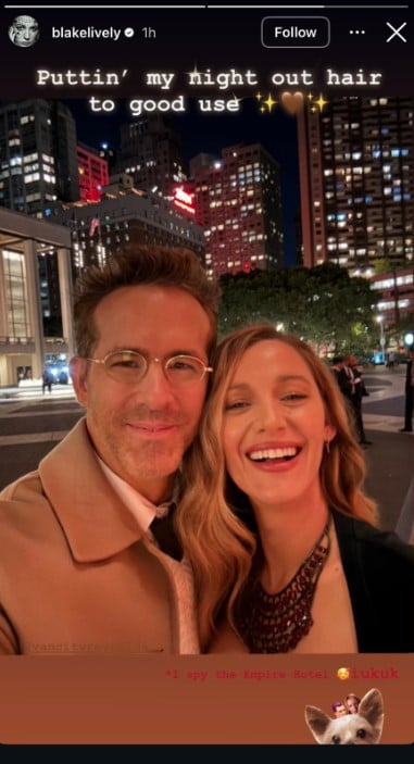 Blake Lively, Ryan Reynolds taking break from Justin Baldoni drama