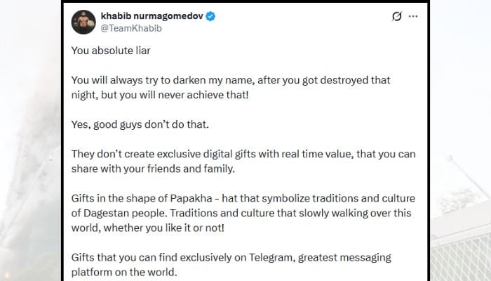 McGregor vs Khabib: UFC legends revive feud with explosive blows