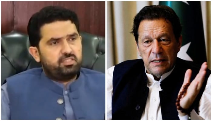 This collage of photos show KP Chief Minister Sohail Afridi (left) and PTI founder Imran Khan. —  X@SohailAfridiISF/Reuters