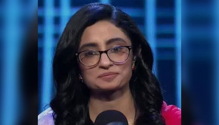 Rawish Rabab, a singer from the southern Punjab district of Layyah, performs during the Pakistan Idol 2025. —  Geo News