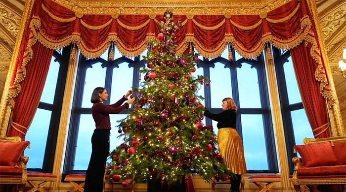 Windsor goes full Christmas while Andrew's title vanishes like snow