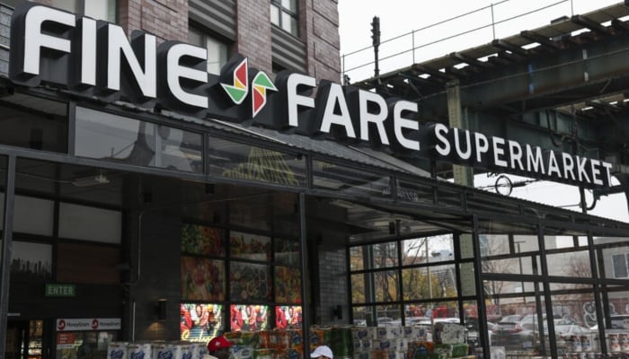 Undated image shows East New Yorks Fine Fare Supermarket. — AFP