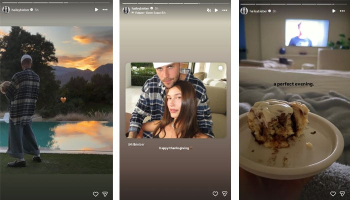 Justin Bieber shares sweet peek into cosy Thanksgiving celebrations