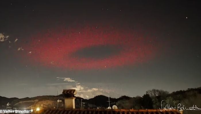 UFO like mysterious red light over Italian sky baffles scientists