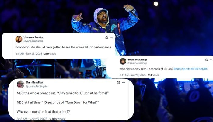 NBC faces online backlash for cutting Lil Jon halftime show to just seconds