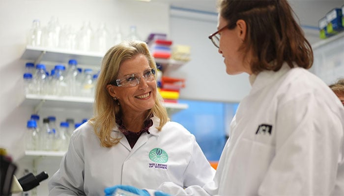 Duchess Sophie gets up close with Women’s Health Science at UCL Lab