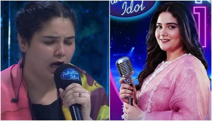 Maham Tahir, a singer from Khanpur in Punjabs Rahim Yar Khan, performs during Pakistan Idol 2025. — Geo News