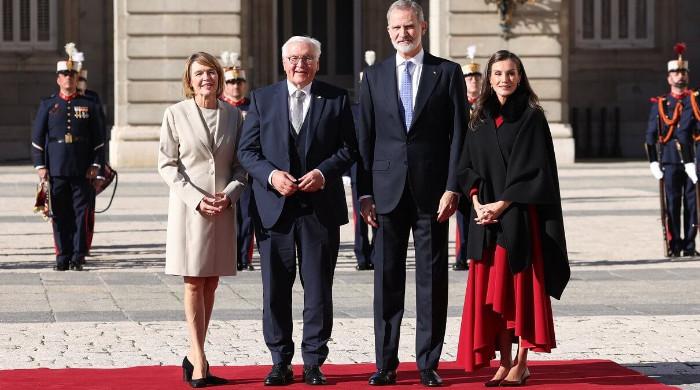 Spanish royals share humble moments in diplomatic event: watch