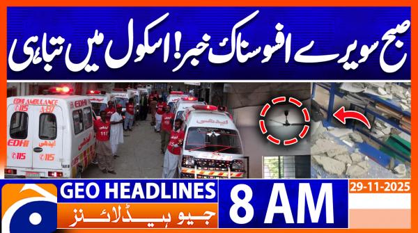 Headlines Geo News 08 AM (29 Nov 2025)