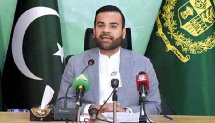 Minister of State for Law and Justice Barrister Aqeel Malik addresses an event. — APP/File