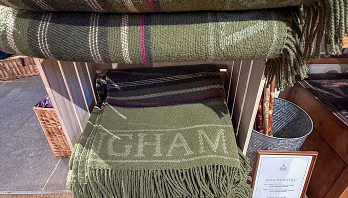 Sandringham Estate sells woollen blankets