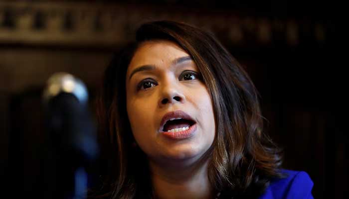 MP Tulip Siddiq attends a news conference in London, Britain October 11, 2019. — Reuters