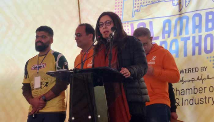 Former Chairman Islamabad Wildlife Management Board (IWMB) speaks in an undated image.— X/@rinasaeed