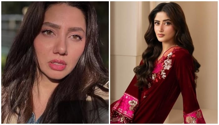 Pakistani actresses Mahira Khan (left) and Sajal Ali. — Instagram/@mahirahkhan/@sajalaly