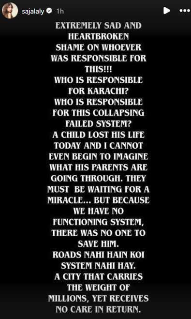 Unimaginable and heartbroken: Mahira Khan, Sajal Ali dismayed over Karachi boys manhole death