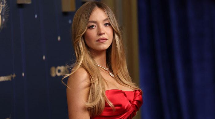 Sydney Sweeney slays in red fiery dragon suit on 'friendsgiving'