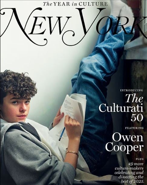 Adolescence star Owen Cooper lands New York Magazine cover