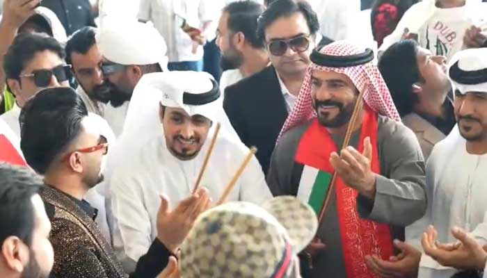 People attend UAEs 54th National Day. — Reporter