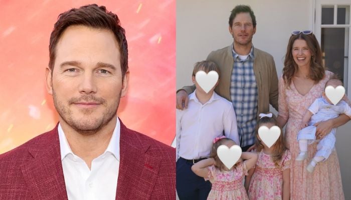 Chris Pratt with family on Thanksgiving