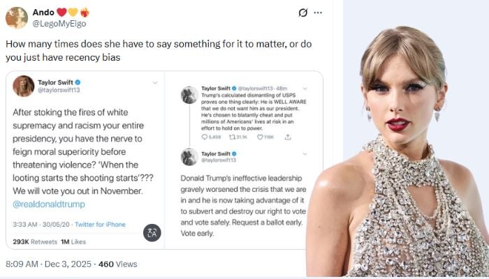 Taylor Swifts silence on Carpenter- Trump feud sparks online backlash: Heres why