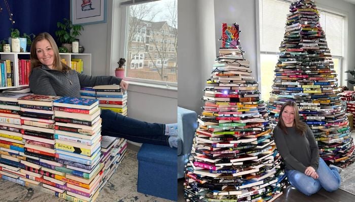 Meet Katie Fulton, creative mind behind viral 600-book Christmas tree