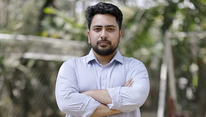 Nahid Islam, convener of the Jatiya Nagorik Party (National Citizen Party), newly formed by Bangladeshi students, who were at the forefront of last years protests that ousted then-Prime-Minister Sheikh Hasina, poses for a photo, in Dhaka, Bangladesh, March 5, 2025. — Reuters