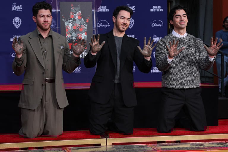 Jonas Brothers mark 20th anniversary at LA handprint ceremony
