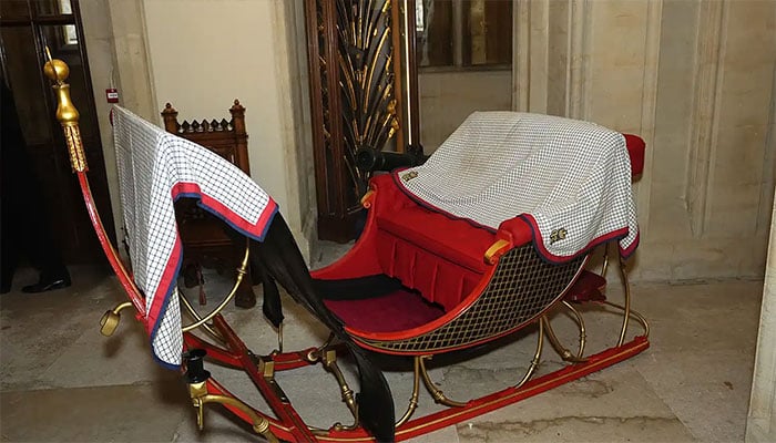 Sleigh designed by Prince Albert for Queen Victoria used for their family outings