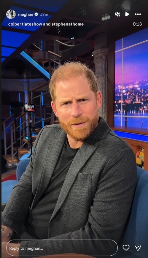 Prince Harry channels Alison Hammond in hilarious Late Show segment