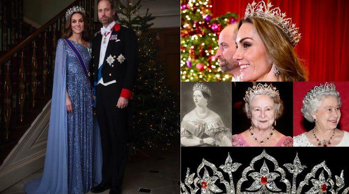 Princess Catherine wears Oriental Circlet tiara reserved 'only for Queens' at German state banquet