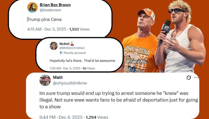 Logan Paul hints at Trump cameo during John Cenas WWE finale- Heres why fans are buzzing