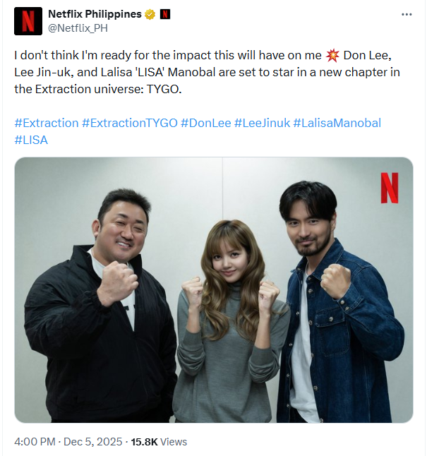 Lisa teams up with Don Lee, Lee Jin-uk for Netflixs next big action ride